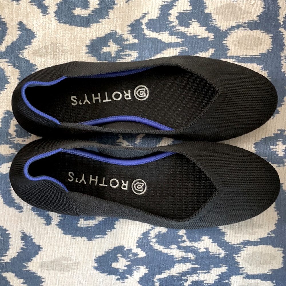 Rothy’s “The Flat” W8.5 in Black